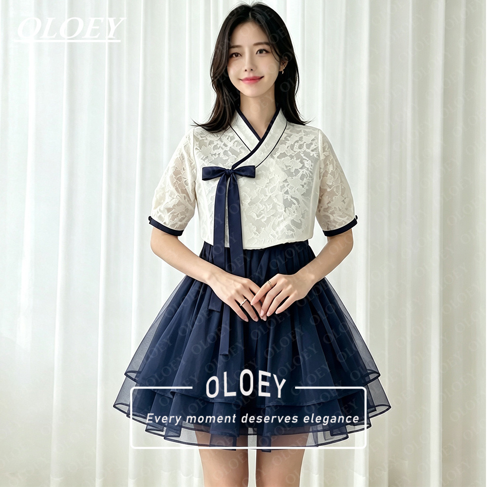 ชุดฮันบกสั้นสีดำสไตล์โมเดิร์น  - Hanbok Modern Set บทวิจารณ์และราคา