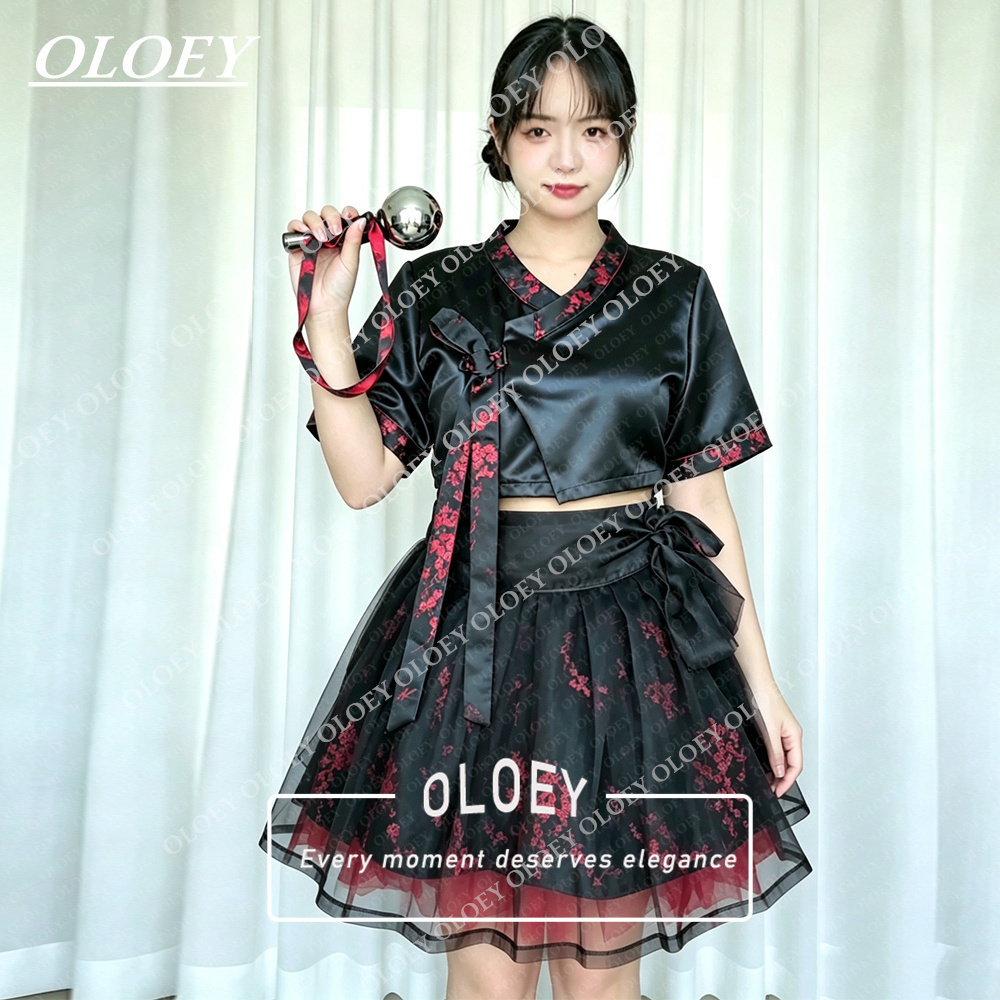 ชุดฮันบกสั้นสีดำสไตล์โมเดิร์น  - Hanbok Modern Set บทวิจารณ์และราคา