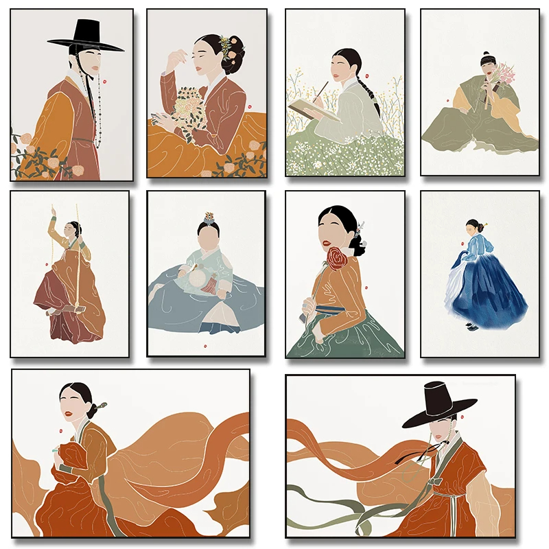 โปสเตอร์ศิลปะฮันบกเกาหลีสไตล์โ - Hanbok Modern Set บทวิจารณ์และราคา