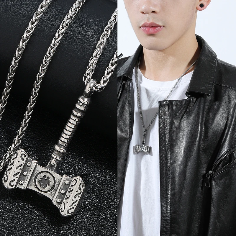 Thor Hammer สร้อยคอ NORRON Sup - Ethnic Fashion World บทวิจารณ์และราคา